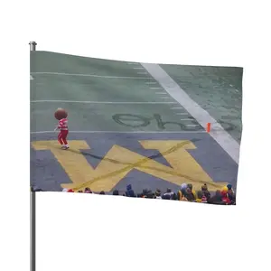 [Flag] Brutus Bnck3y3 Ohio Snow Flag, Ohio Football Team Drinkware, Sport Flag – Concert Banner, Music Anime Movie Gift for Fans, Room Decor, Birthday or Event Surprise Fan Gifts