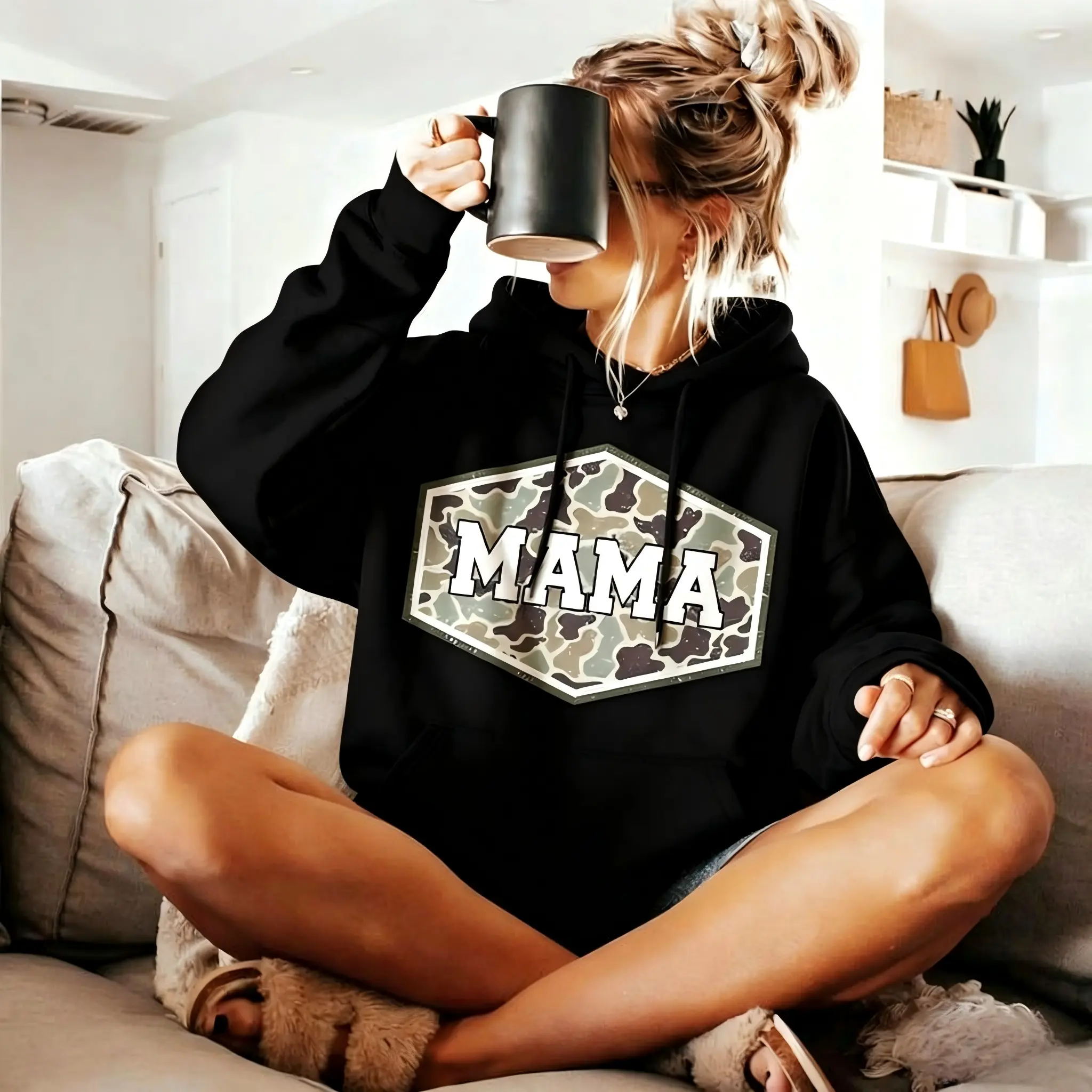 Camo Mama Hoodie Sweatshirt, Old Camo Mama Shirt, Camouflage Mama, Coma Mama, Mama Duck, New Mom Shirt, Gift For Mom