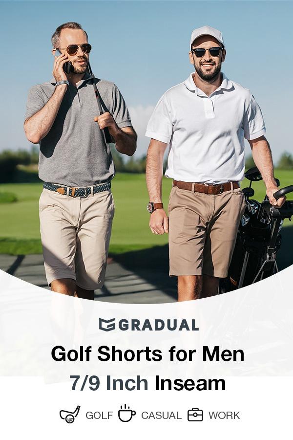 G Gradual Men's Golf Dress Shorts 5"/ 7"/ 9" Stretch Casual Work Flat Front Shorts for Men with 3 Pockets Quick Dry SummerVibes #TikTokShopStockUp