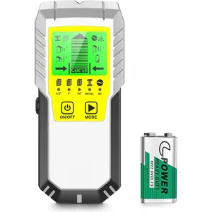 Stud Finder Wall Scanner Sensor - 5 in 1 Stud Sensor Detector Wall Scanner with LCD Display Beam Finders for the Center and Edge of Metal  AC Wire Studs Pipe Joist Detection