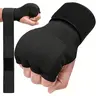 Boxing Hand Wraps, 1 Pair Long Wrist Straps, Elasticated Padded Fist Under Mitts Protection, Muay Thai MMA Kickboxing Martial Arts Punching Training Bandages, Boxing Equipment For Training, Boxing Training Gear