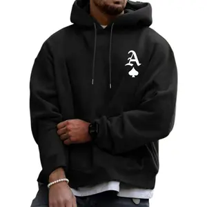 Mens Casual Hooded Sweatshirt Spring Autumn Comfortable Warm Pullover Soft Fabric Pocket Long Sleeve Pocket Baggy Black Loose Oversize Menswear Polyester Menswear Polyester Streetwear Suits Tops Oversized Breathable hoodies men fall outfits 2000s outfits