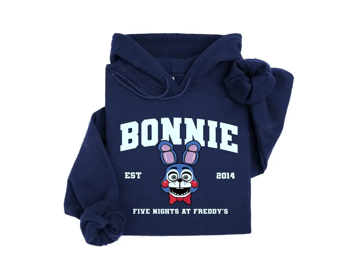 Bonnie Est 2014 Hoodie, Five Nights at Freddy's Shirt, Villain Five ...