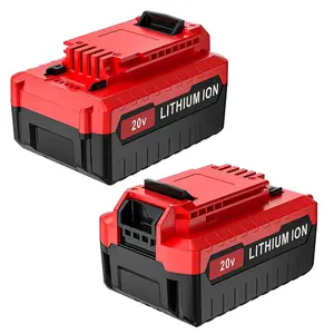 2 Pack 5.0Ah 20V Replacement Porter Cable Li-ion Battery Compatible with 20V PCC680L PCC685L PCC682L PCC685LP Cordless Power Tools Battery