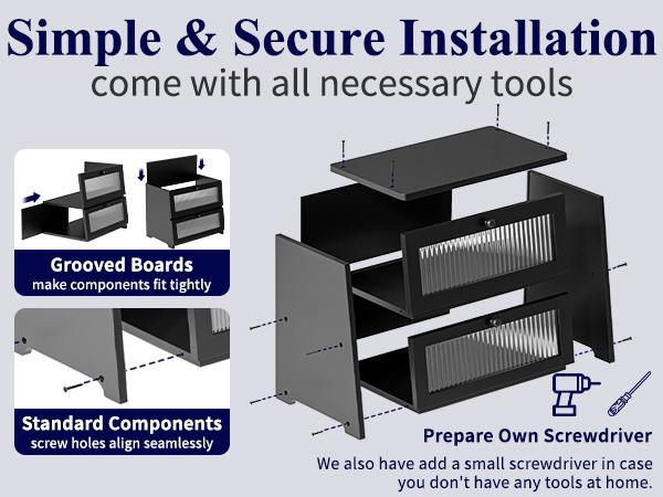 Bamboo Bread Box, Double Layer Bread Storage Box for Kitchen Counter, Large Capacity Bread Bin, Black Bamboo Bread Box, Double Layer Bread Storage Box for Kitchen Counter, Large Capacity Bread Bin, Black