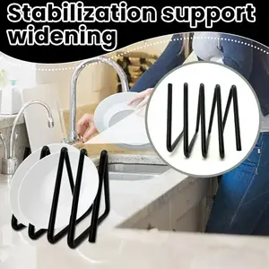 Triangle Cutting Board Storage Rack, Multifunctional Tray Organizer for Cabinets and Countertops, Space Saving Design