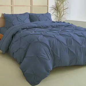 Geometric Pattern Bedding Set, 1 Count Duvet Cover & 1 Count Or 2 Counts Pillowcase without Filler, Soft Breathable Bedding Set for Home Bedroom Hotel