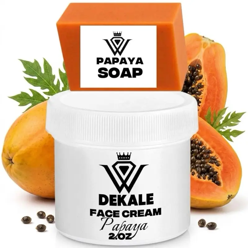 WAYOTE Papaya MINI SET 2pcs Face Cream for Brightening & Hydration I Dark Spot Care