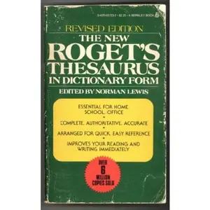 USED-The New American Roget's college thesaurus in dictionary form by Peter Mark Roget (Hardcover)