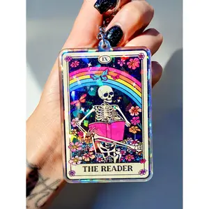 The Reader Tarot Keychain