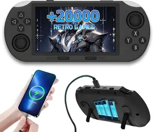 SF3000 Retro Handheld Game Console, Retro Gaming Console with 14 Emulators, 20000+ Games, 4.5 inch Double Joystick 64GB Mini Portable Game Player Support Video, Audio for Kids/Adults