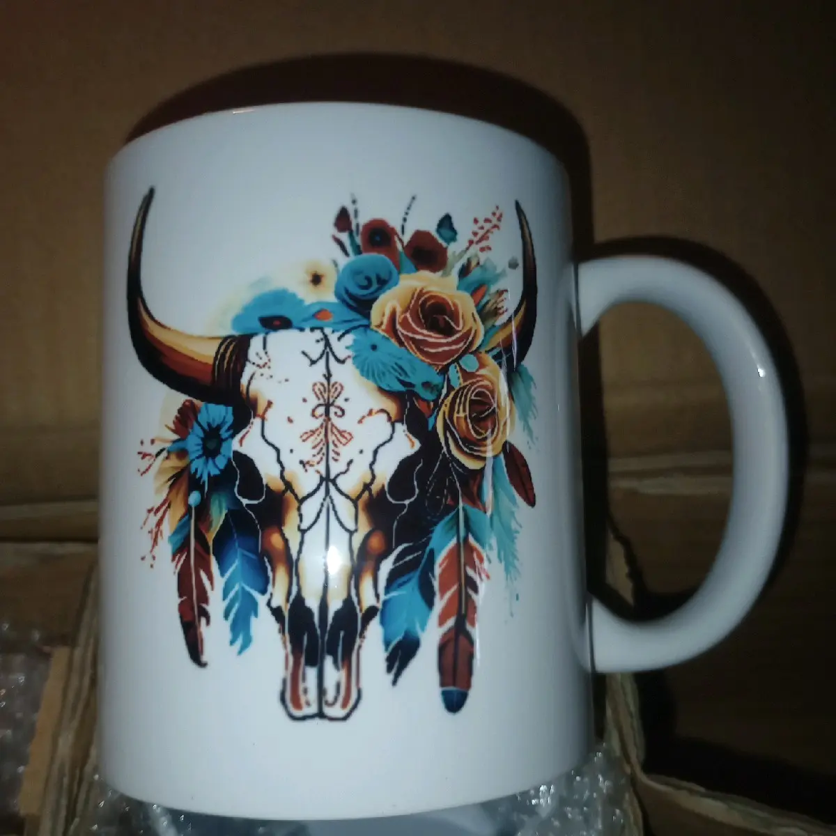 Bull Skull Coffee Mug