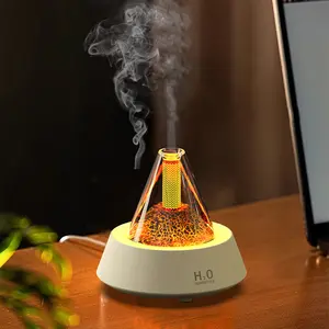 Essential Oil Diffuser,Aroma Diffusers for Home,Bedroom,Bathroom,Small Room,USB Powered 80mL, Work 2-4 Hours,Waterless Auto Off, with Ambient Light and Remote,Halloween Christmas Gifts