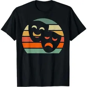 Vintage Theater Designs For Men Women Broadway Drama Musical T-Shirt