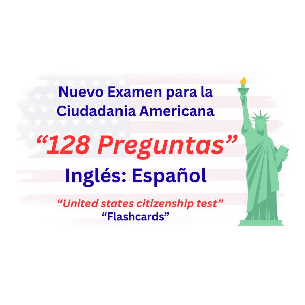 Civics Study Flashcards 128 Questions Updated Edition 2026 for U S Naturalization Test Review Portable Educational Aid