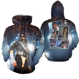 Michael Jackson 3D Apparel Hoodie, Unisex Streetwear AOP All Over Print 3D Hoodies for Men for Women