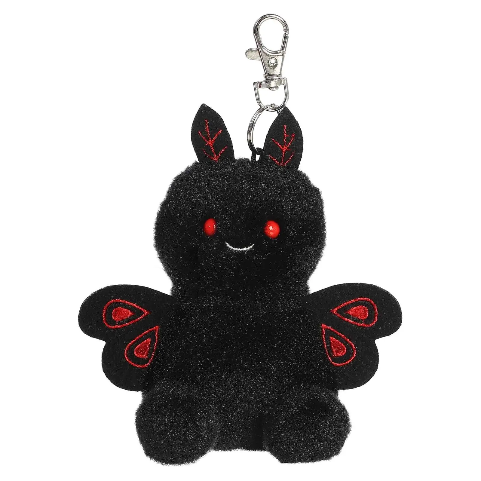 Aurora Palm Pals Mortimer Mothman 4 Inch Plush Figure Clip On