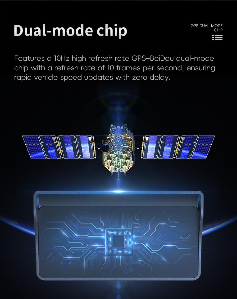 2026 New HUD Head Up Display GPS Speedometer Car Digital MPH Speed Monitor