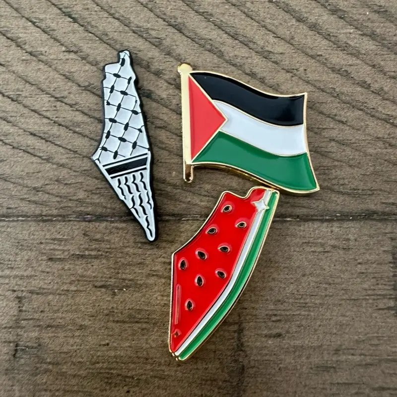 Three 3M stickers Palestine theme