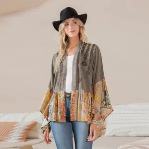 Young Threads Vintage Bohemian : Patchwork Shirt