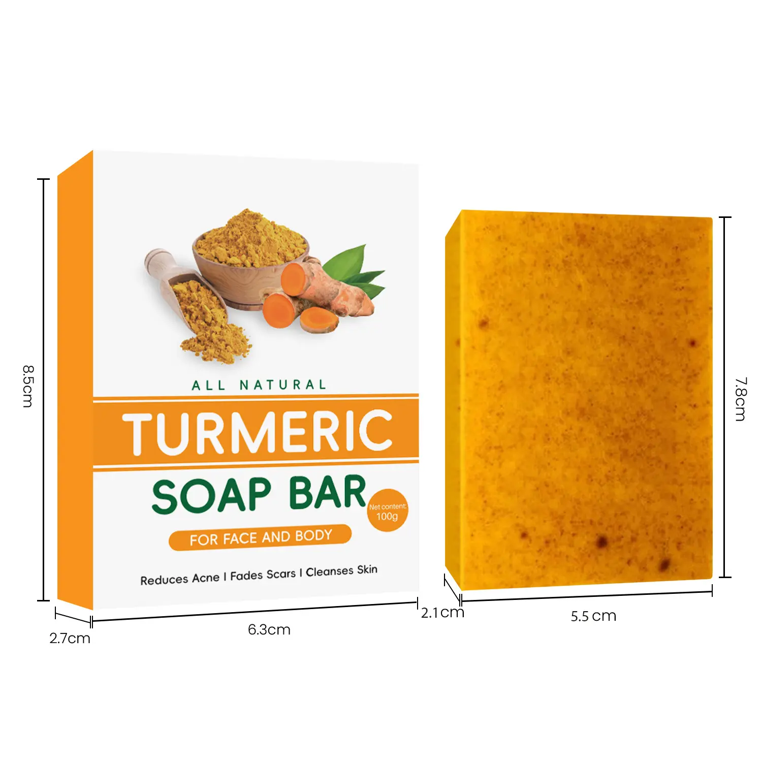 Turmeric Lemon Granule Soap]
