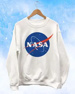 NASA Sweatshirt Unisex / Tee Unisex - White, Gray, Ash, Natural Available