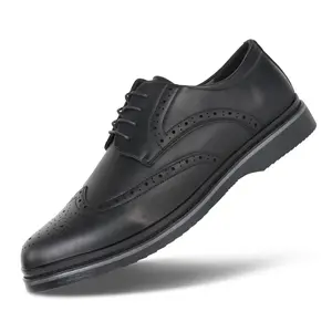 Hawkwell Men's Plus Size Wingtip Brogue Oxfords Dress Shoes