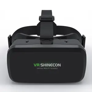 Qianhuan G06A Mobile Phone VR Glasses 3D Virtual Reality Headset Gaming Glasses with Controller Gift Digital Viewer