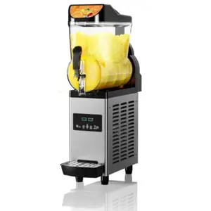 【GARVEE】Commercial Slushy Machine 15L, Stainless Steel Smoothie Frozen Drink Maker with Self-Cleaning Mode, 450W Frozen Drink Machine, Maker Smoothie Machine for Home Party Restaurants Cafe Bars