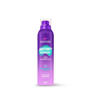 Aussie Instant Refresh Dry Shampoo, Original Clean, Talc-Free, Butane-Free, for Straight, Wavy and Curly Hair, 4.9oz