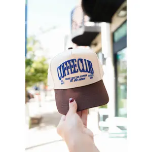 Coffee Club - Brown Vintage Trucker Hat