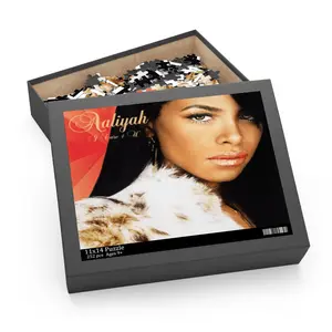 Harmony Puzzles (120, 252, 500-Piece) - Aaliyah, Custom Music Puzzle, Custom Jigsaw Puzzle, Personalized Photo Puzzle