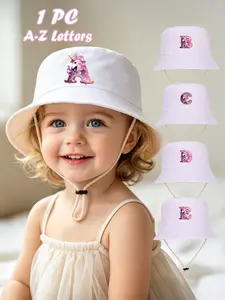 Adjustable Baby Hat for Kids, Rainbow Unicorn Design, Breathable Sun Hat for Boys & Girls Ages 3-8, Ideal for Summer Outdoors