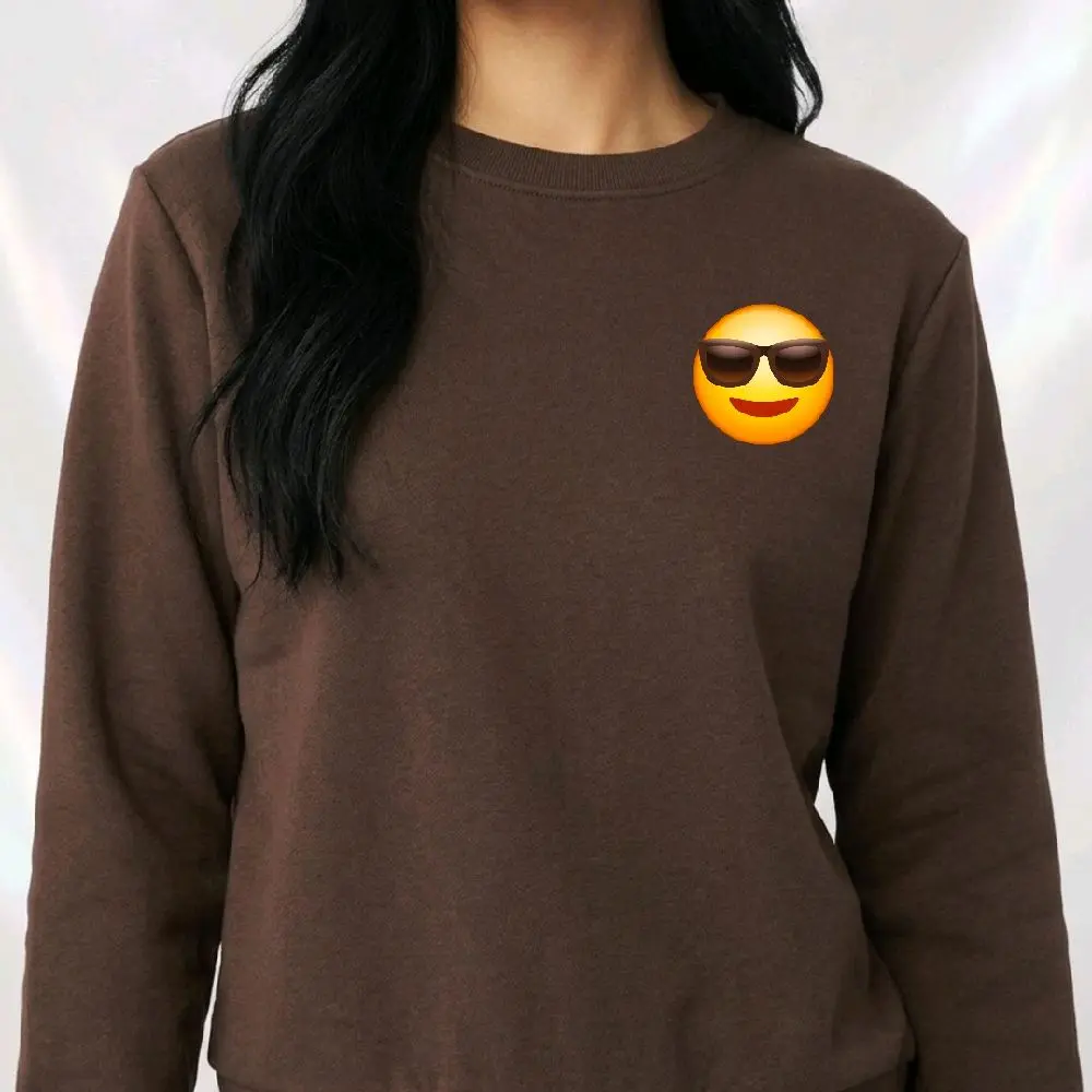 Brown sweater bordado