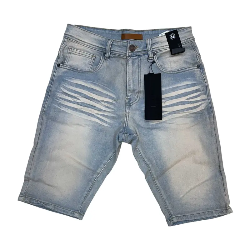SC03 - Core Whisker Denim Slim-Fit Stretch Shorts