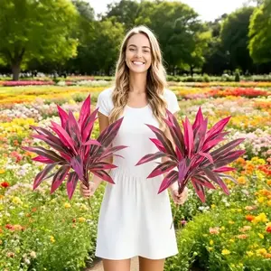 3-Piece Artificial Bamboo Dragon Blood Tree Plant Set, Artificial Plants, Artificial Flower Decoration, Perfect for Decorative Home Decor, Weddings, Hotels, Courtyards, Anniversary Celebrations