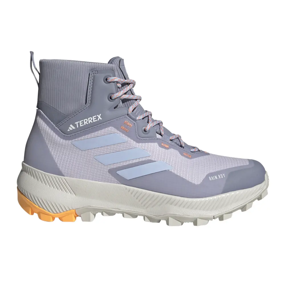 adidas Womens Terrex Wmn Mid Rain.Rdy Hiking Hiking Sneakers Shoes - Grey, Purple