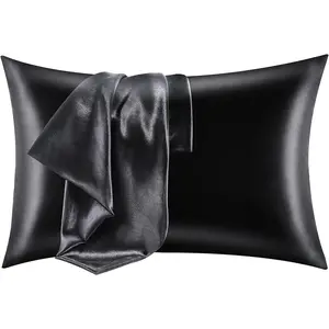 Silk Satin Pillowcase Set of 2: Soft for Hair & Skin, Wrinkle Resistant