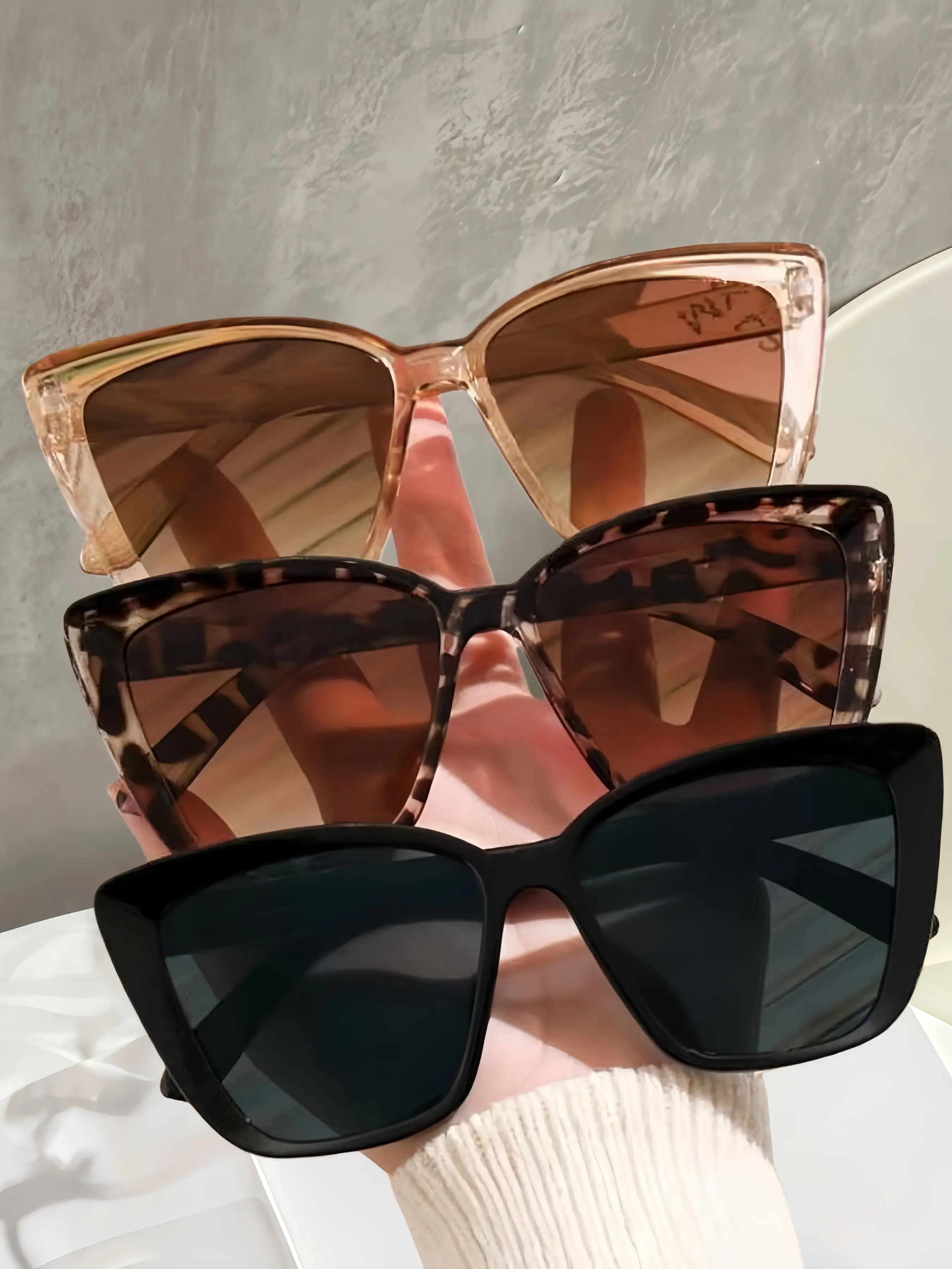 Unisex Y2K Cat Eye Glasses, Plastic Frame, Vintage Boho Style, Decorative Lens, Streetwear Fashion, Party Gift, All Seasons