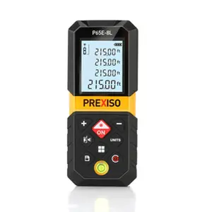 #SpringGlowUp PREXISO Laser Measure, 215Ft Laser Measurement Tool with Entension for Diagonal Measuring Ft/Ft+in/in/M Units - Pythagorean Mode, Area Volume -100 Sets Data Storage, Medidor Laser Distance Meter