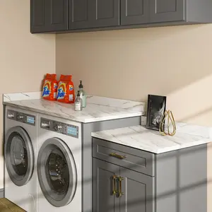 [SOIYELIFE] Laminate Countertop,Wood Countertop for DIY, Washer Dryer Counter Top, Table Top for Office Desk and Kitchen Table, 72" L x 25.56" W x 0.75" H (Drama Marble) Cool furniture