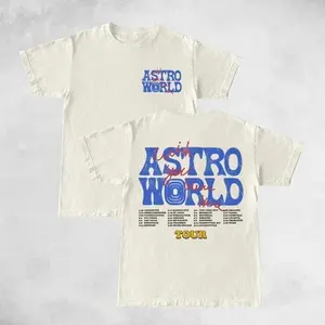 Old Soul Tees *Actus Jack Blue Astroworld Double Sides Front And Back Premium T-Shirt Cotton Unisex Shirt Rap Shirt Rapper Rap Tee Shirt Music Tour Merch Gift