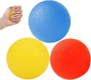 3 Resistance Levels Physical Therapy Hand Exercise Ball Stress Relief Balls Set - Squeeze Balls for Hand, Finger, Wrist, and Muscle Strength