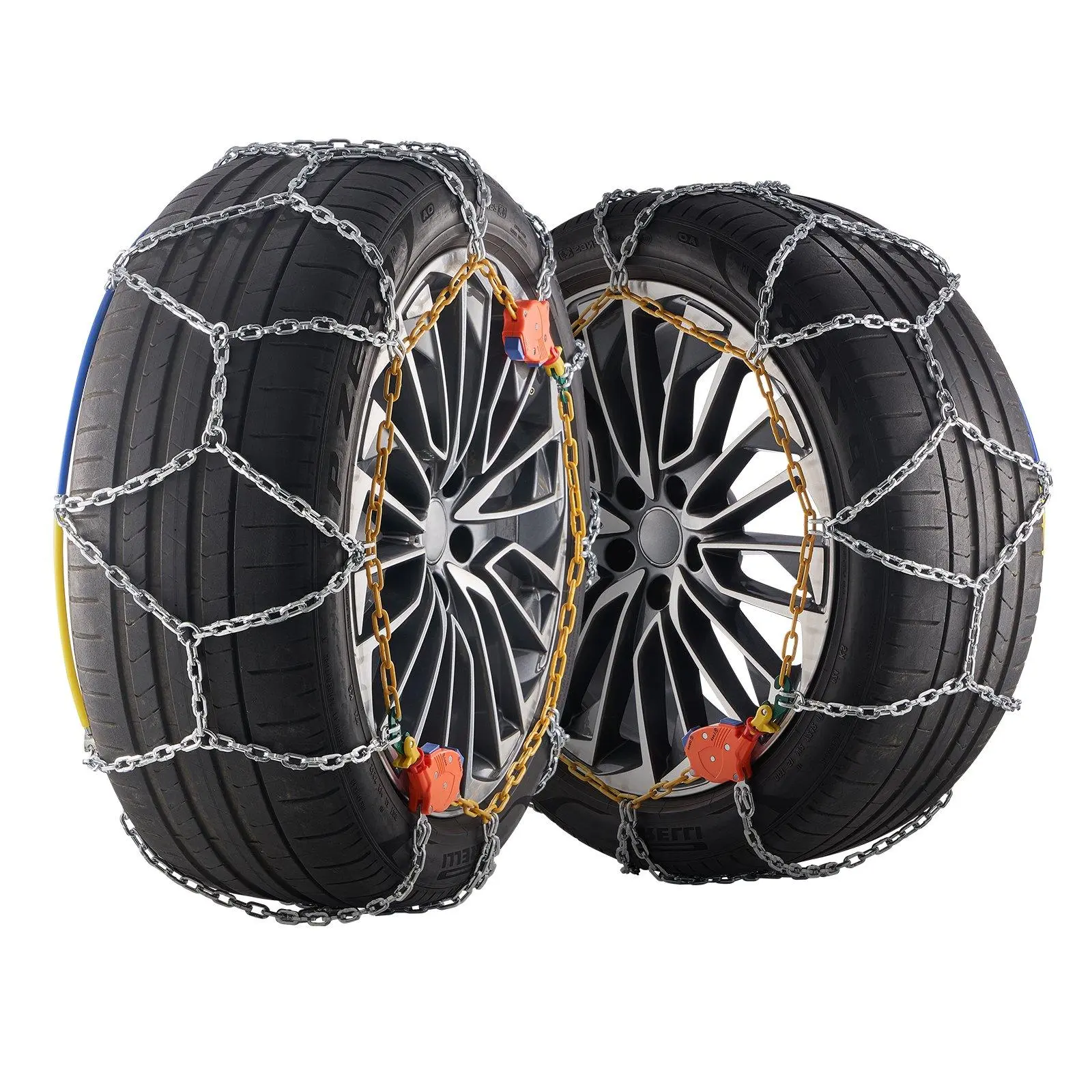 【summerfinds】VEVOR Auto-Tightening Diamond Mesh Snow Chains, Anti-Slip Traction Chains for Car Tires, Father's Day Gift