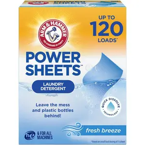 Power Sheets Laundry Detergent, Fresh Breeze 60 ct.