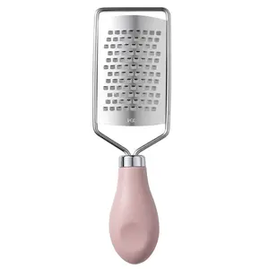 1pc 304 Stainless Steel Handheld Cheese Grater, Multi-Functional Fruit Slicer, Lemon Zester, Kitchen Utensil, Vegetable Fruit Utensils for Cooking and Baking
