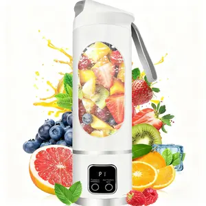 Ultimate Portable Blender! USB Rechargeable & Compact for Smoothies On-The-Go - Perfect Travel, Back To School & Gym! Leak Proof Design, Makes Shakes & Baby Food in Seconds cup juicer rechargeable mini blender vegetable