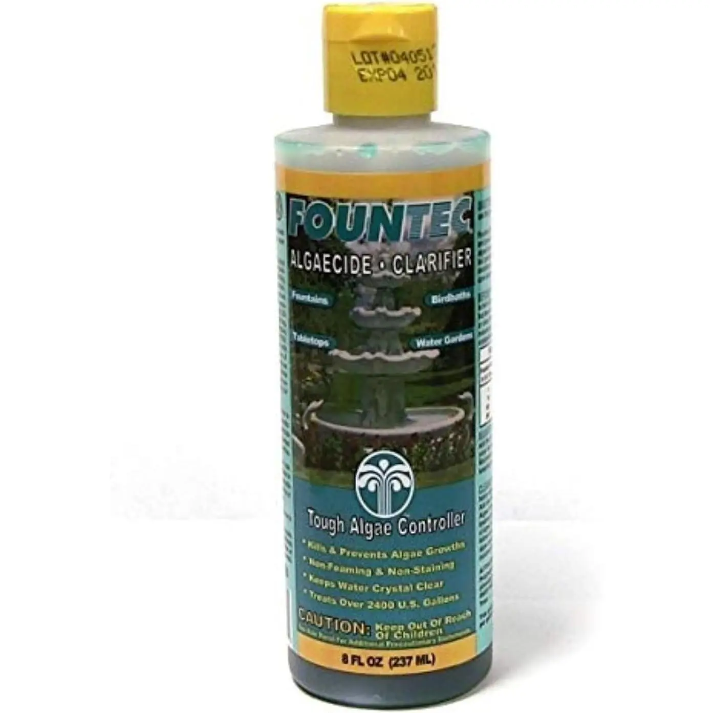 EasyCare FounTec Algaecide and Clarifier, 8 oz. Bottle
