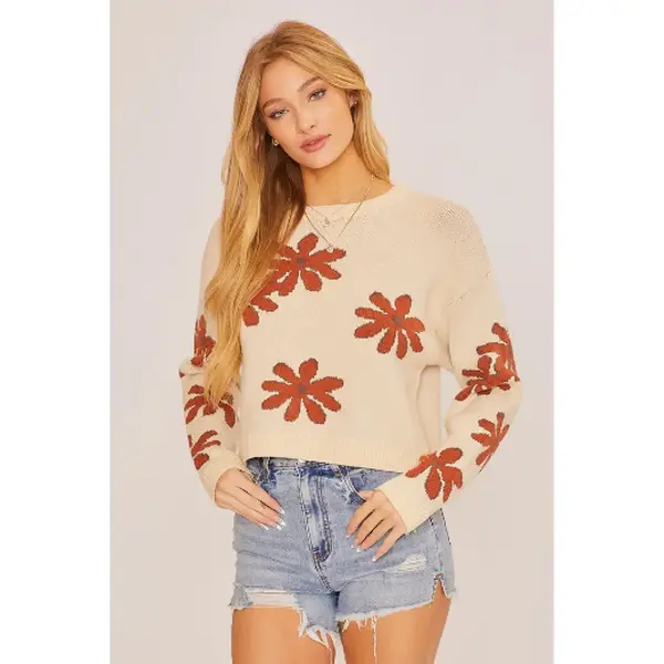 Flower Power Sweater