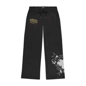 ED HARDY WOMEN HEART SNAKE SWEAT PANT